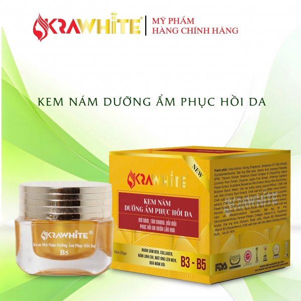 Kem nám dưỡng ẩm phục hồi da Krawhite