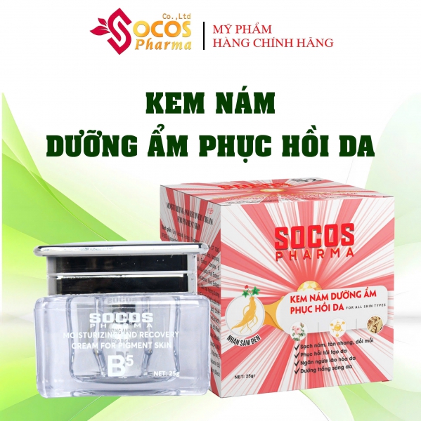 Kem nám dưỡng ẩm phục hồi da Socos