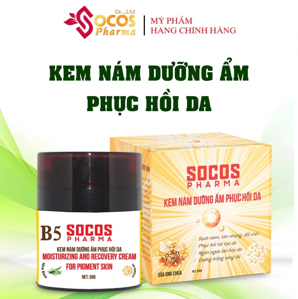 Kem nám dưỡng ẩm phục hồi da Lotion Socos