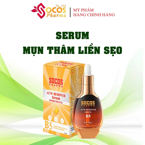 Serum mụn thâm liền sẹo Socos 40ml