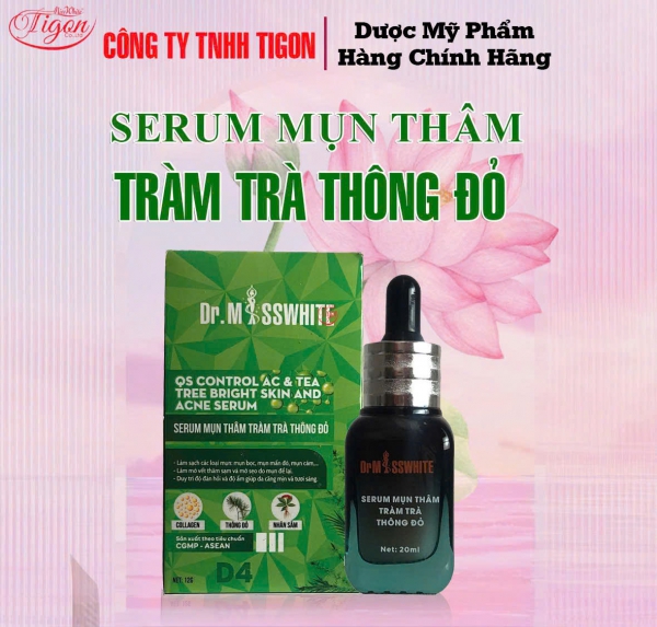 SERUM MỤN THÂM TRÀM TRÀ THÔNG ĐỎ DR.MISSWHITE
